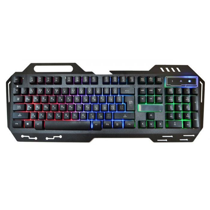 Клавіатура UKC KEYBOARD GK KW-900/4400 дротова з підсвічуванням мембранна