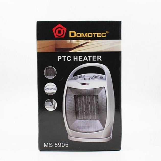 Дуйка DOMOTEC MS-5905 Ceramic, тепловентилятор, електричний обігрівач, дуйчик обігрівач