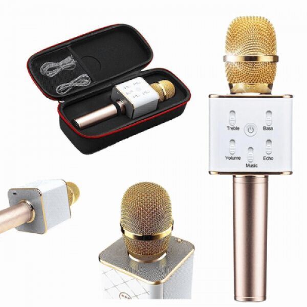 Мікрофон Q-7 Wireless Gold. Колір: золотий