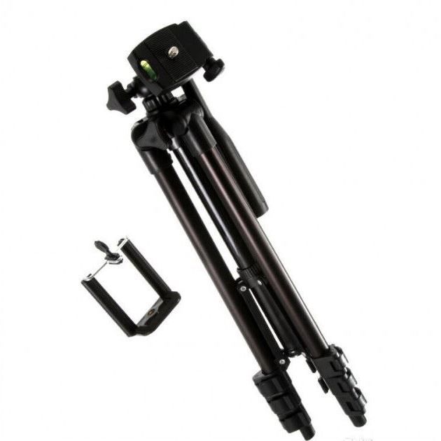 Штатив металевий універсальний для телефону та фотоапарата Tripod 3110 PRO портативний трипод 0,35-1.02м висота
