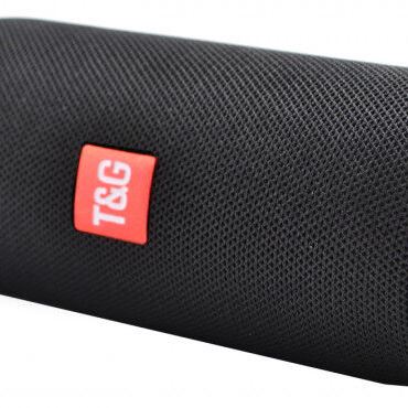 Bluetooth-колонка TG-117 портативна вологостійка. Колір чорний