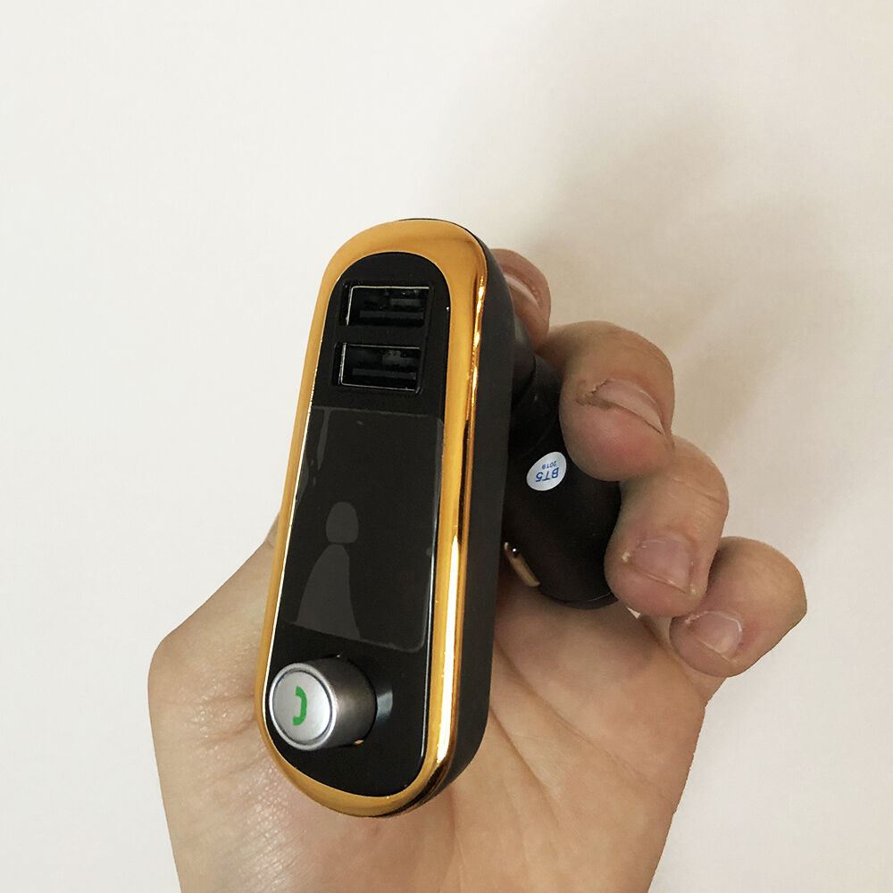 FM Трансмітер в машину SmartUS G11 BT ФМ модулятор автомобільний. Колір: золото