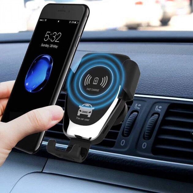 Тримач для телефону в машину HOLDER WC1 HZ Wireless charger c бездротовою зарядкою 10 Вт