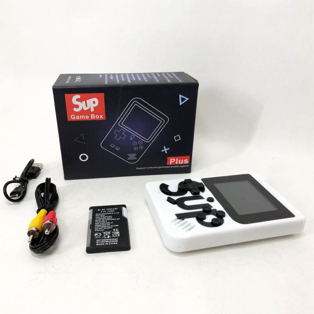 Ігрова приставка консоль Sup Game Box 500 ігор, Ретро приставка денді, Тетріс приставка. Колір: білий