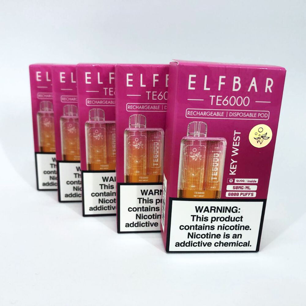 Elf Bar TE6000 5%. Ананас Апельсин Полуниця (Key West)