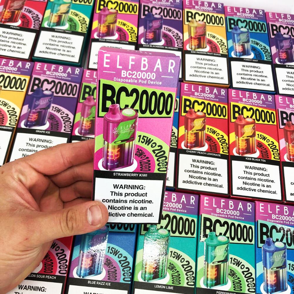 Elf Bar BC20000 5%. Полуниця Ківі (Strawberry Kiwi)