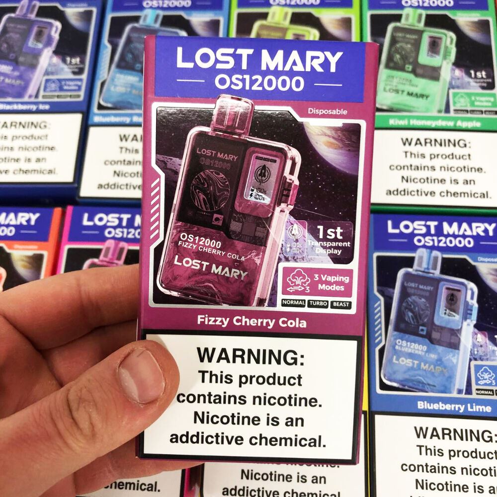 Lost Mary OS12000. Газована Вишнева Кола (Fizzy Cherry Cola)