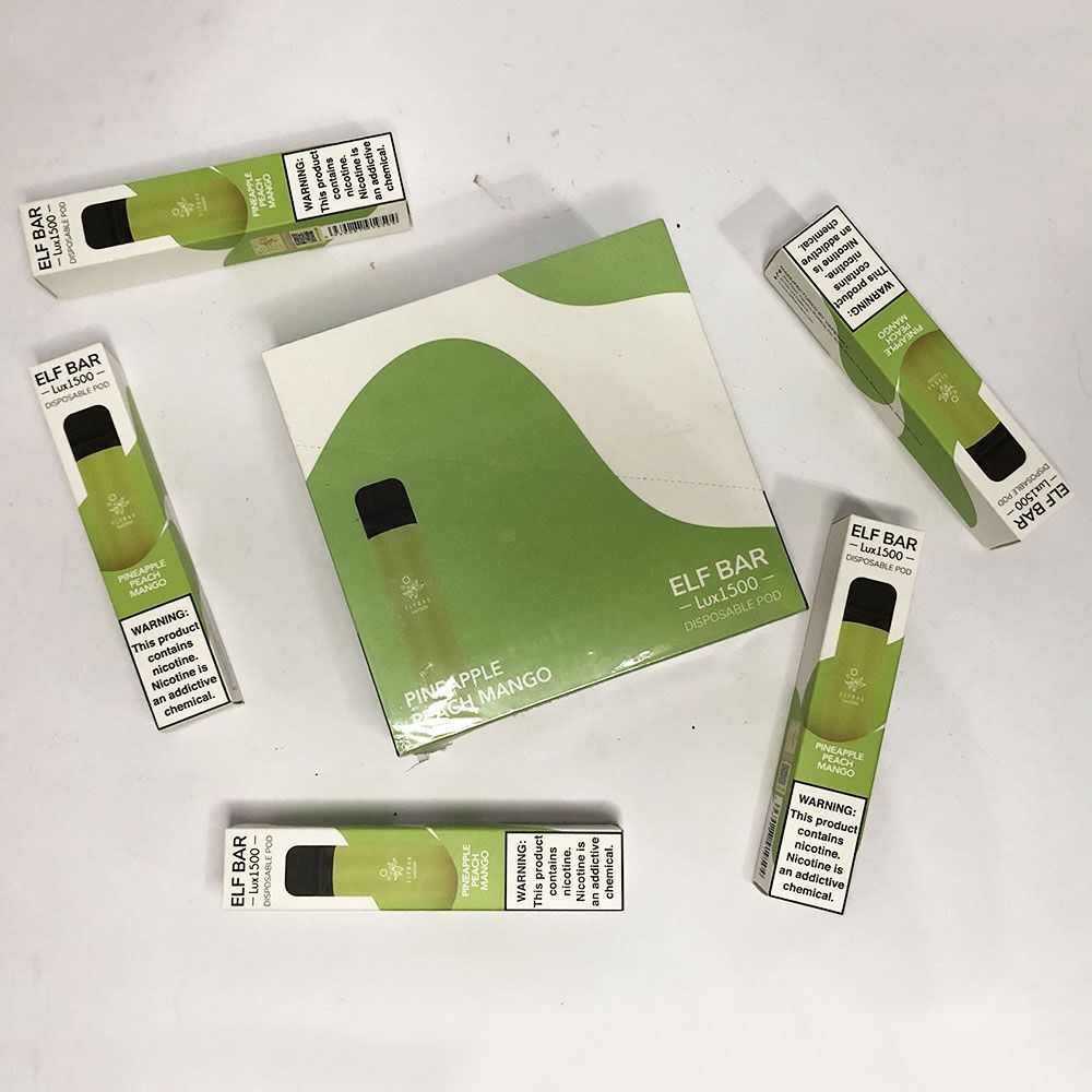 Elf Bar 1500. Ананас манго персик (Pineapple Mango Peach)