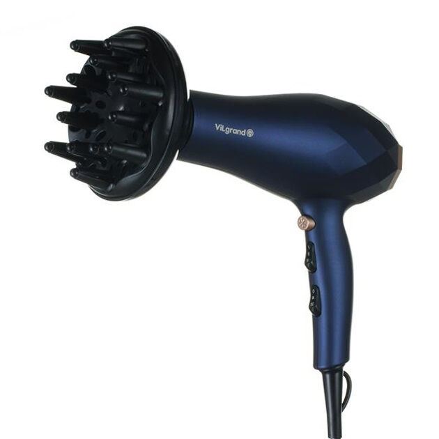Фен VILGRAND VHD 2424TI. Колір: синій