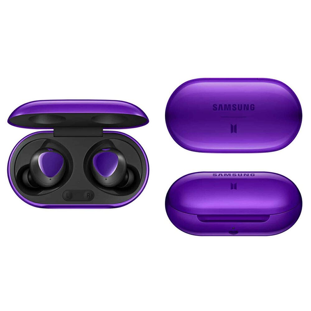 Бездротові навушники, блютуз навушники Samsung Buds + з кейсом. Колір фіолетовий