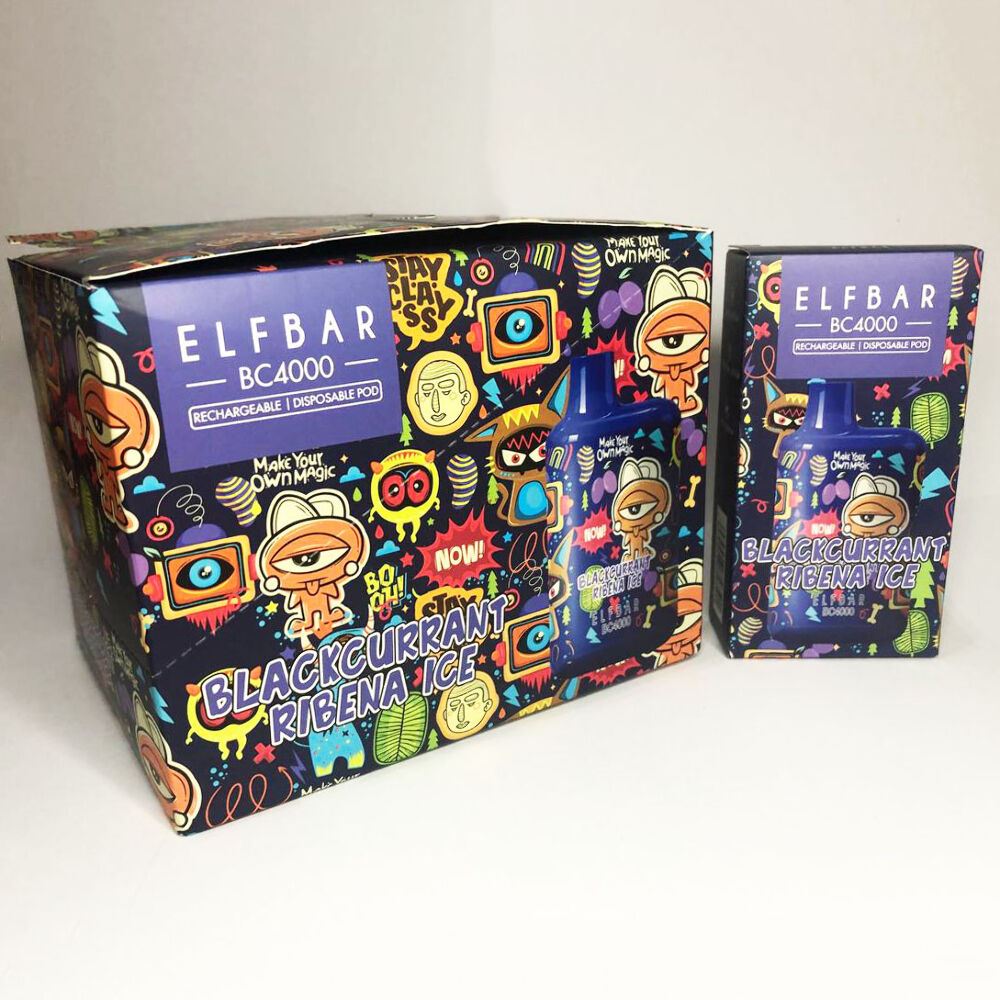 Elf Bar BC4000 Original 5% перезаряжаемый под. Черная смородина