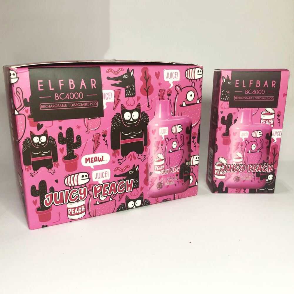 Elf Bar BC4000 Original 5% перезаряжаемый под. Персик