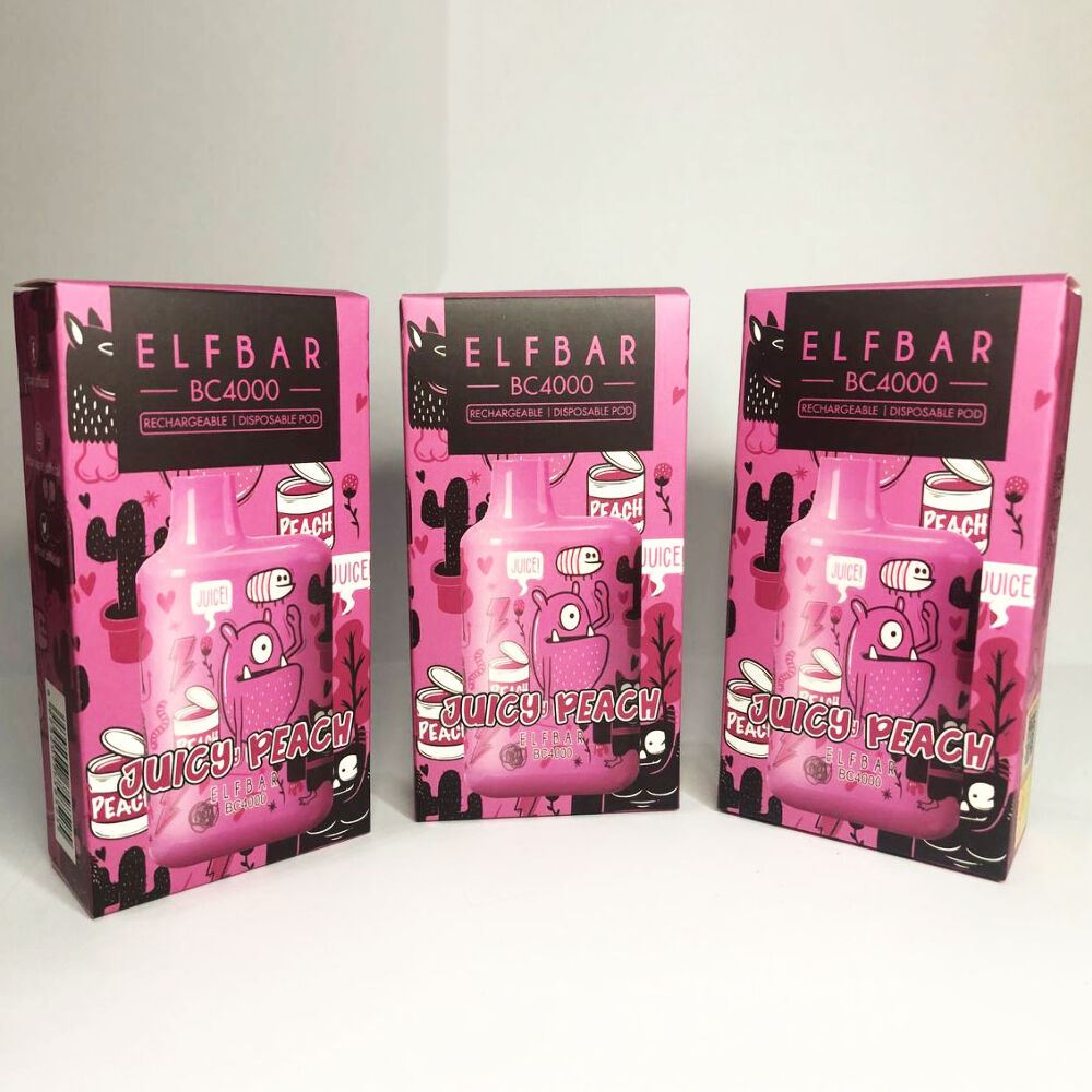 Elf Bar BC4000 Original 5% перезаряжаемый под. Персик