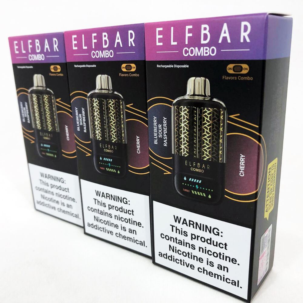 ELF BAR COMBO 25000. Перемикання смаків. Чорниця Кисла Малина / Вишня (Blueberry Sour Raspberry / Cherry)