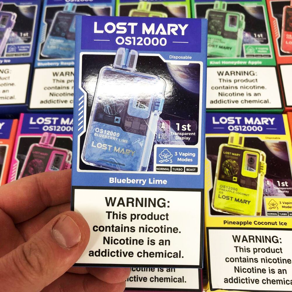 Lost Mary OS12000. Чорниця Лайм (Blueberry Lime)