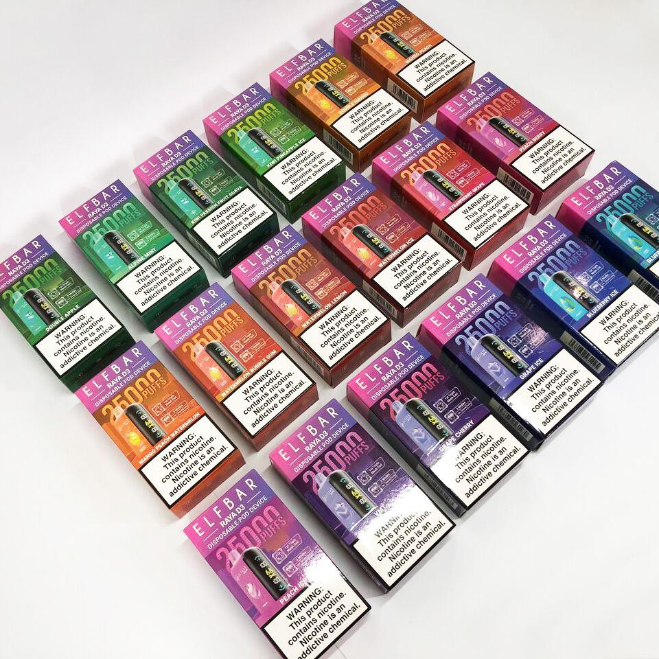 Elf Bar Raya D3 25000. Полуниця Кавун (Strawberry Watermelon)