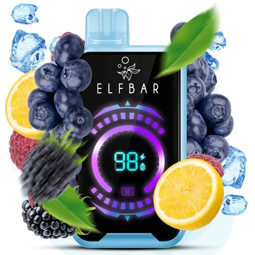 ELF BAR FS18000 5%. Синя Малина Лимонад (Blue Razz Lemon)