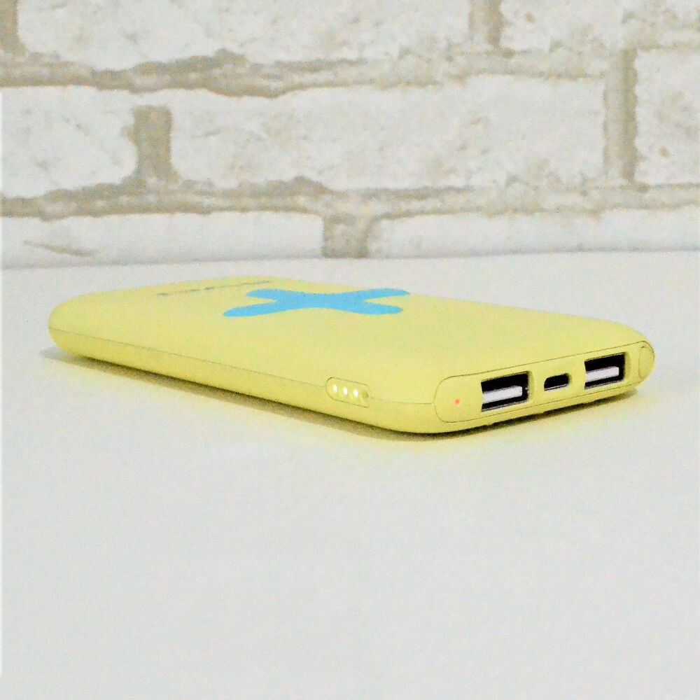 Power Bank AWEI P98K (Бездротова зарядка) 8000 mAh. Колір: жовтий