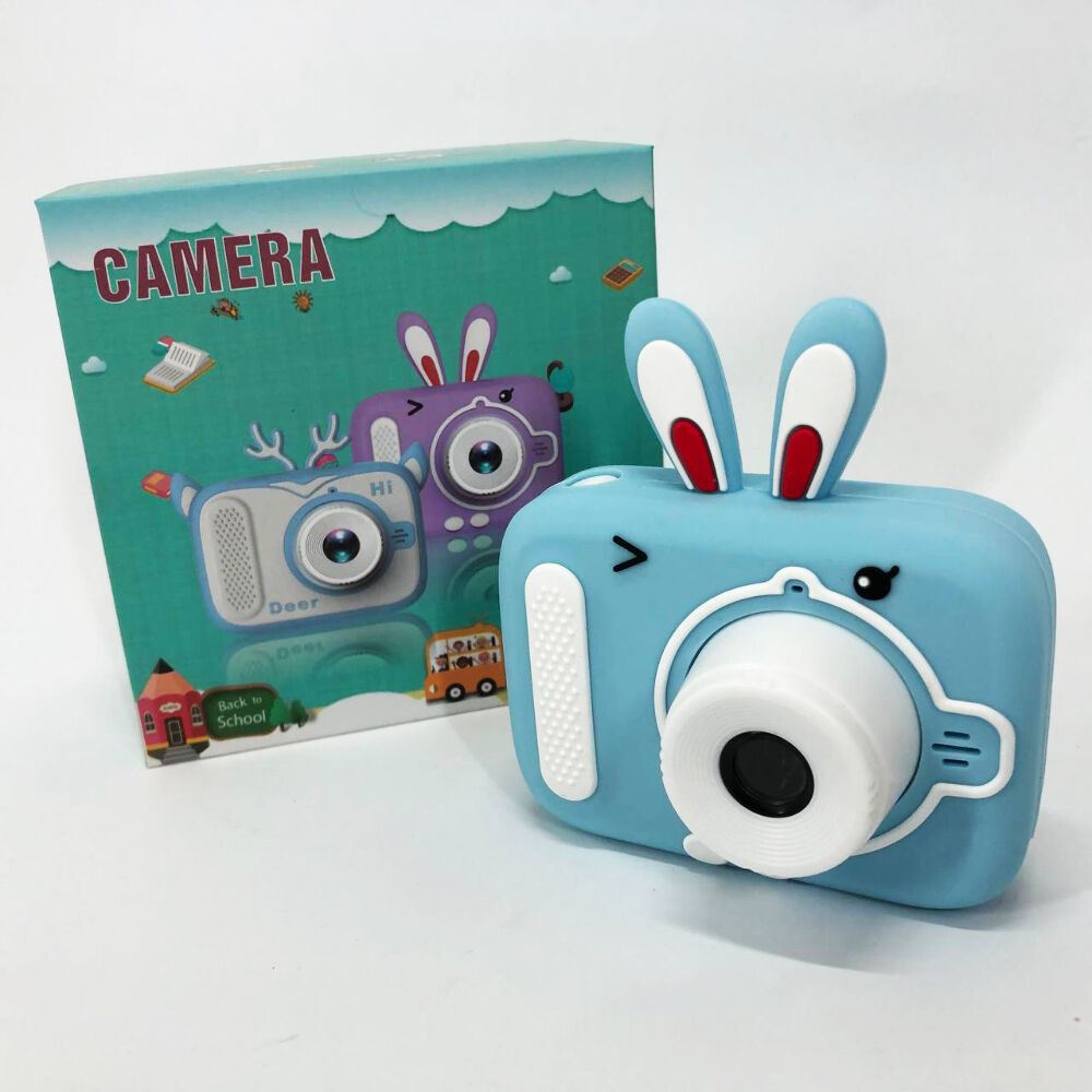 Дитячий цифровий фотоапарат X900 Rabbit Колір: блакитний