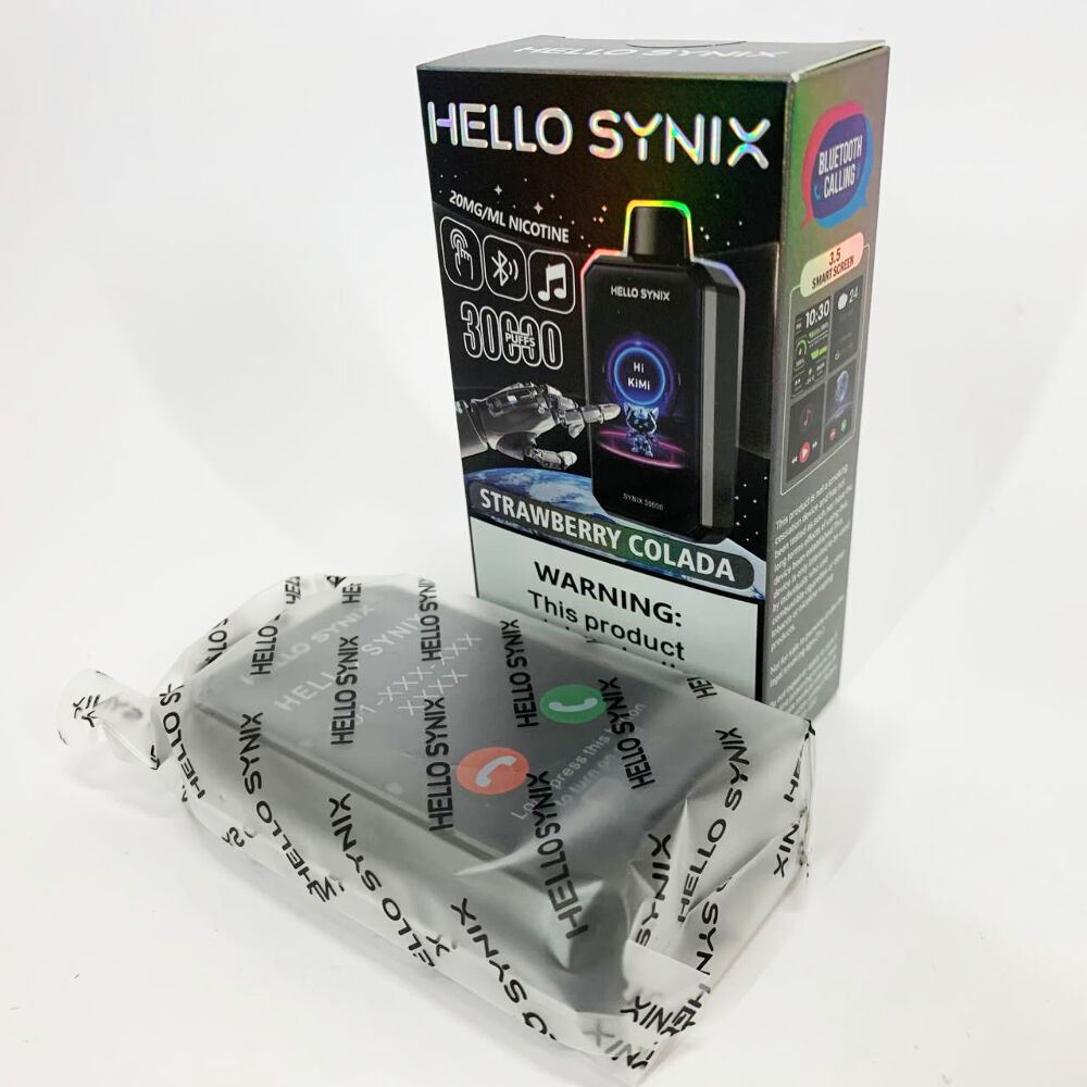 Hello Synix 30000. Полунична Колада (Strawberry Colada)