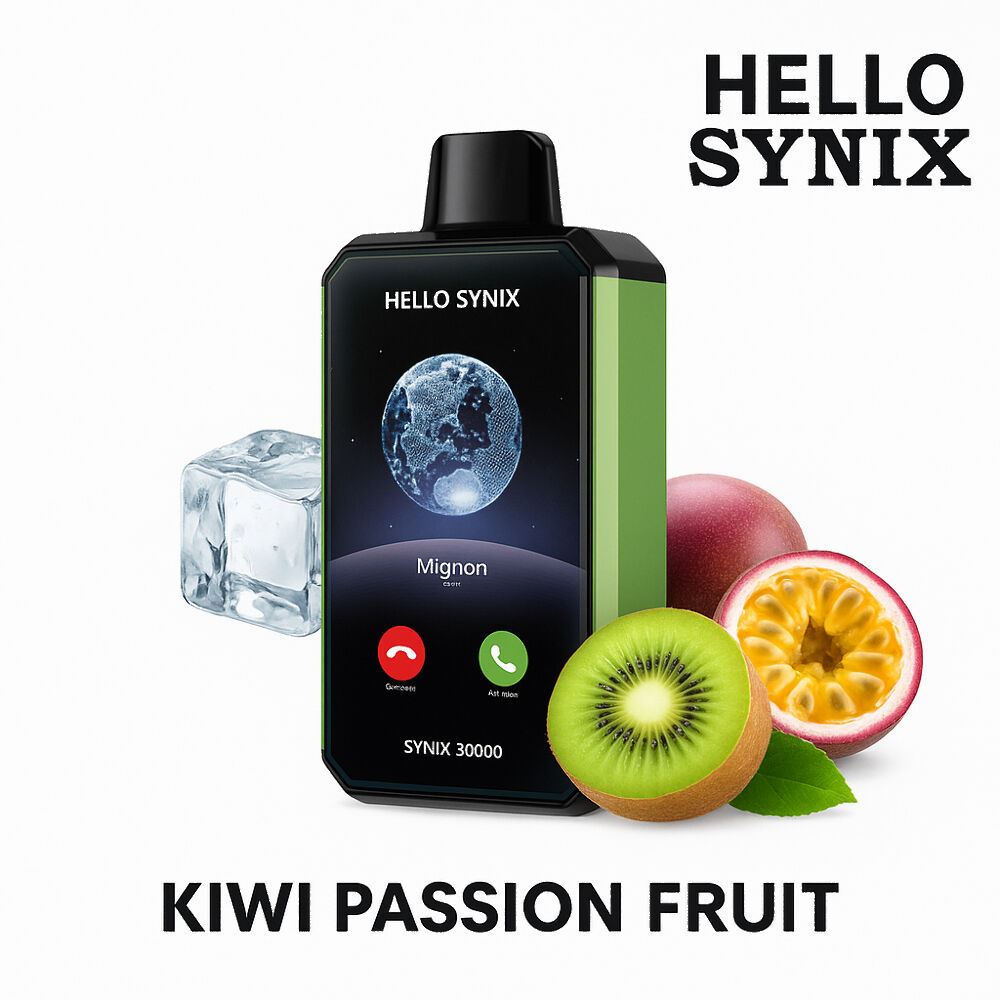 Hello Synix 30000. Ківі-Маракуйя (Kiwi Passion Fruit)