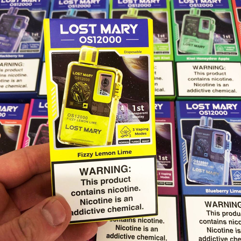Lost Mary OS12000. Газований Лимон-Лайм (Fizzy Lemon Lime)