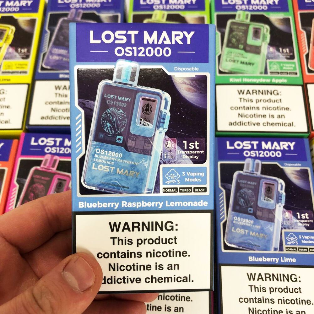 Lost Mary OS12000. Чорниця Малина Лимонад (Blueberry Raspberry Lemonade)