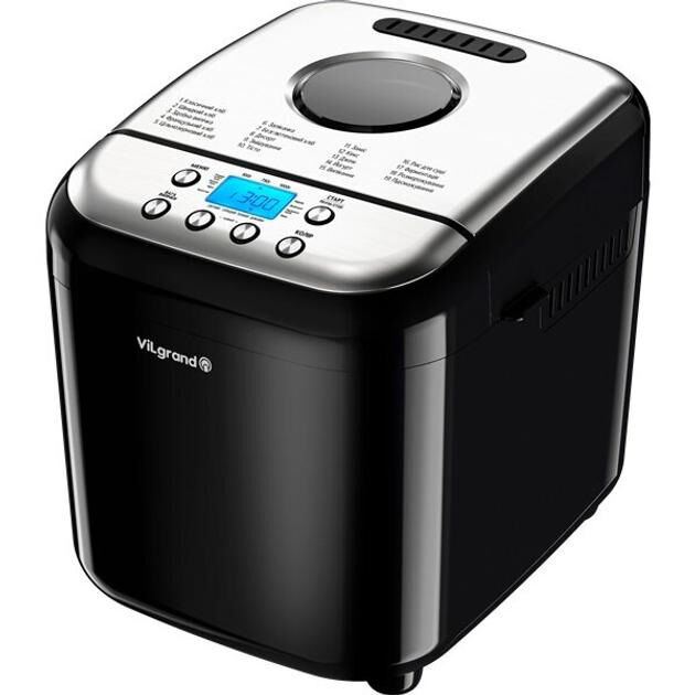 Хлібопічка ViLgrand VBM6091. Колір: чорний