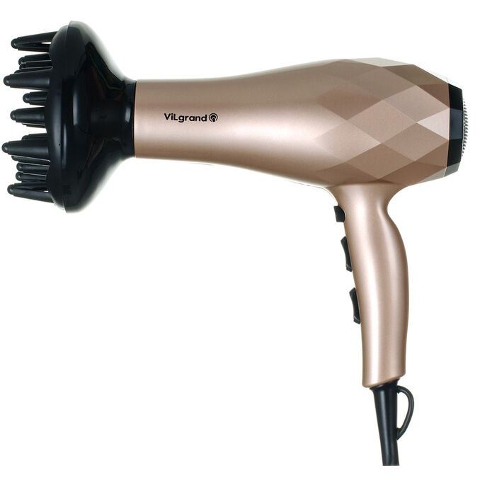 Фен VILGRAND VHD 2424TI. Цвет: бежевий