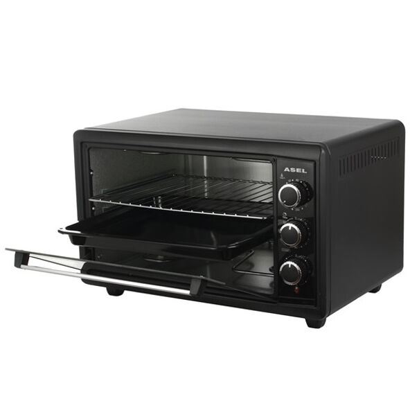 Електродуховка Asel АF50-33 50 л 1500 Вт Духовка електрична Асель Турецька, Підсвічування, Конвекція