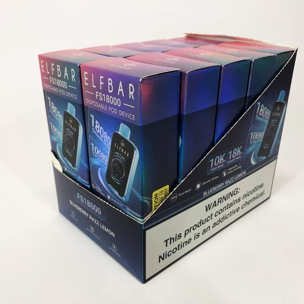 ELF BAR FS18000 5%. Синя Малина Лимонад (Blue Razz Lemon)