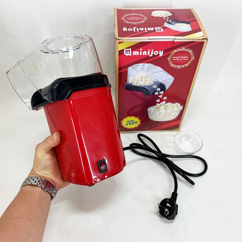 Апарат для виготовлення попкорну в домашніх умовах. Попкорниця. Relia Popcorn Maker
