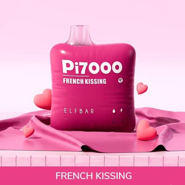 Elf Bar Pi7000. Вишневе морозиво (French Kissing)