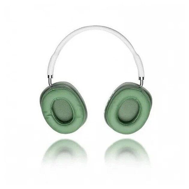 Бездротові навушники Bluetooth P9 STEREO навушники для музики для спорту з шумозаглушенням. Колір: зелений