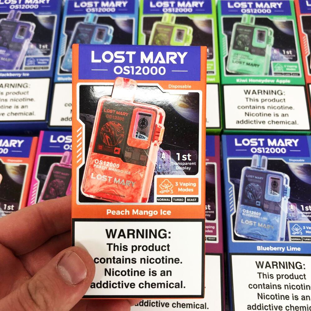Lost Mary OS12000. Персик Манго (Peach Mango Ice)