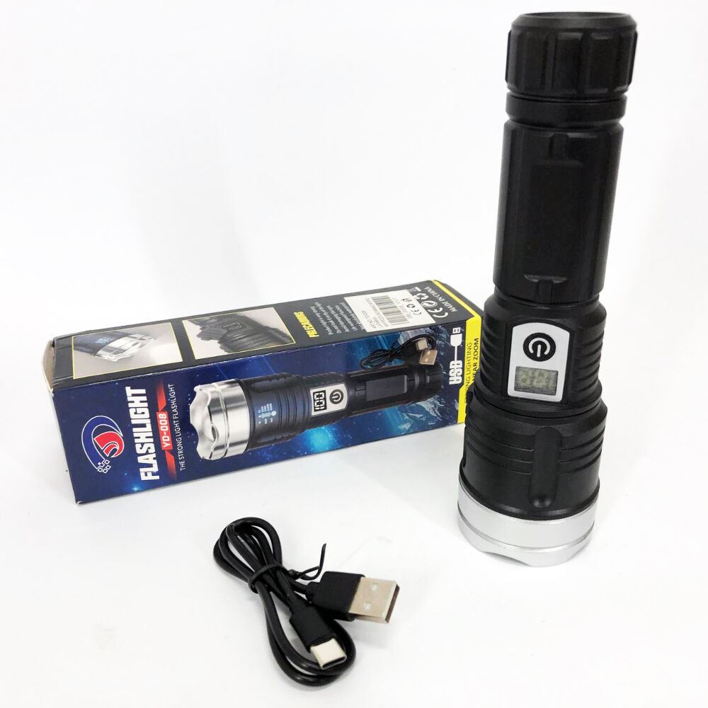 Ліхтар PLD-008 WHITE LASER LED PM10-TG, power bank, Ліхтарик тактичний акумуляторний ручний