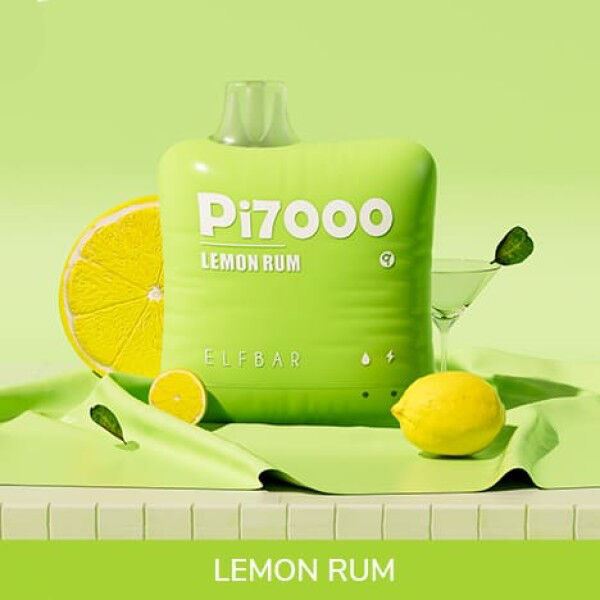Elf Bar Pi7000. Лимон Ром (Lemon Rum)