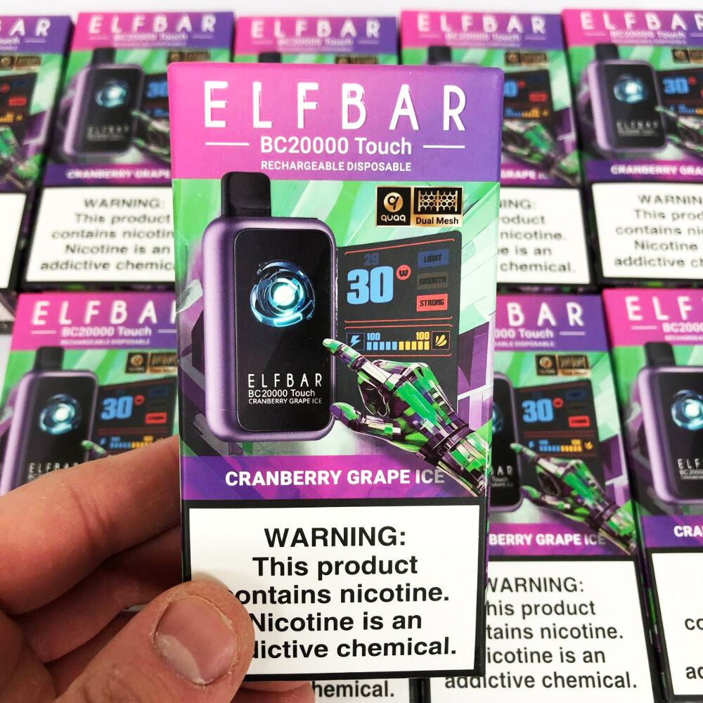 ELF BAR ВС20000 TOUCH. Журавлина Виноград (Cranberry Grape Ice)