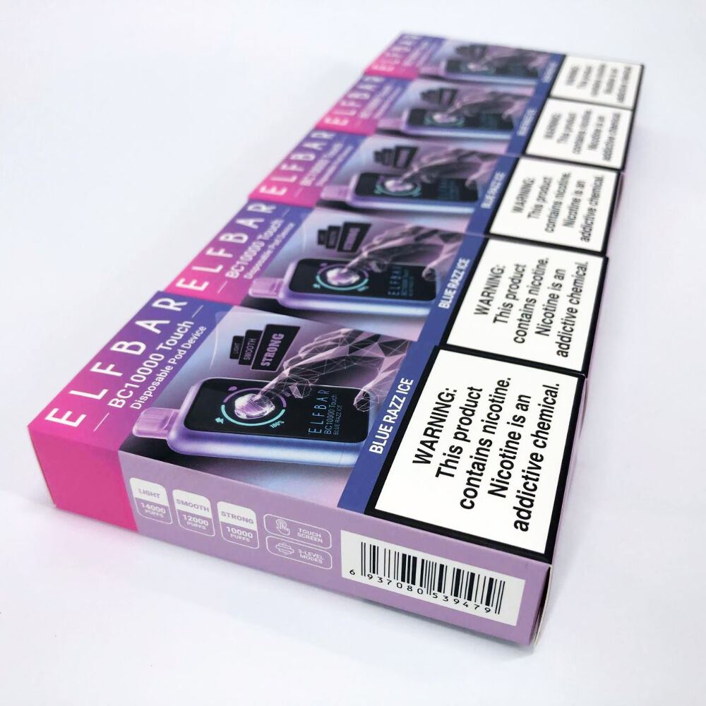Elf Bar BC10000 Touch. Синя Малина (Blue Razz Ice)