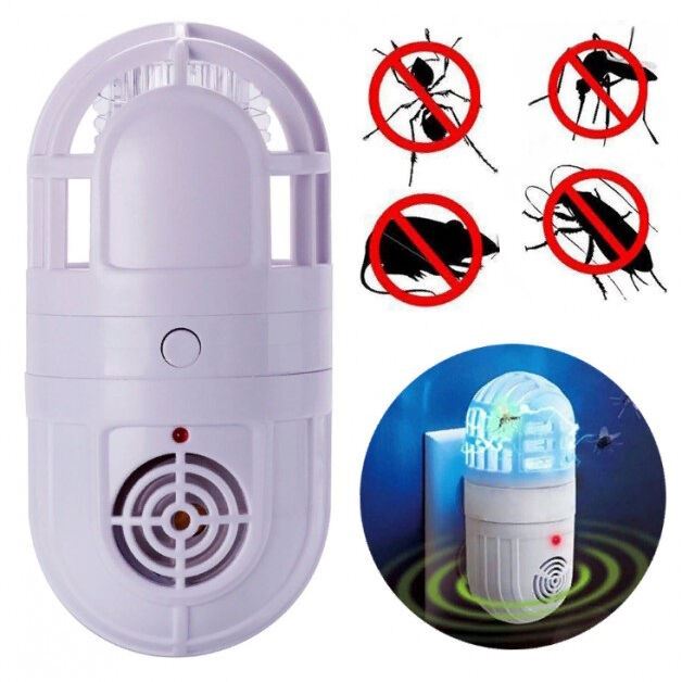Ультразвуковий відлякувач шкідників і комах, що літають — Atomic Zapper