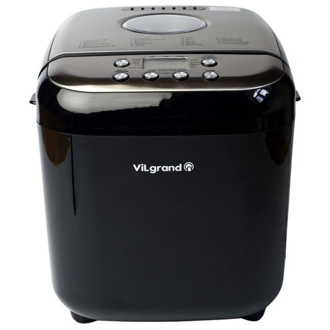 Хлібопічка ViLgrand VBM6091. Колір: чорний