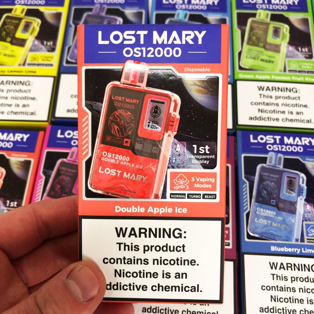 Lost Mary OS12000. Яблуко (Double Apple Ice)