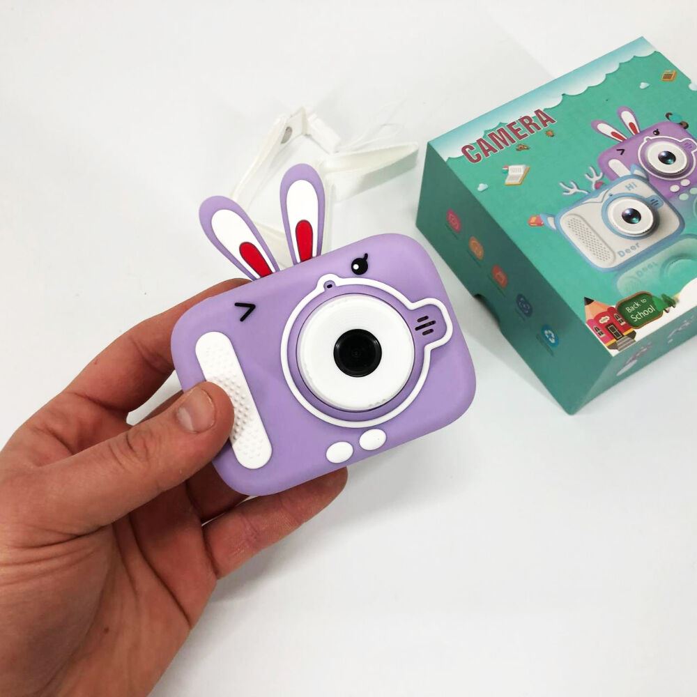 Дитячий цифровий фотоапарат X900 Rabbit Колір: фіолетовий
