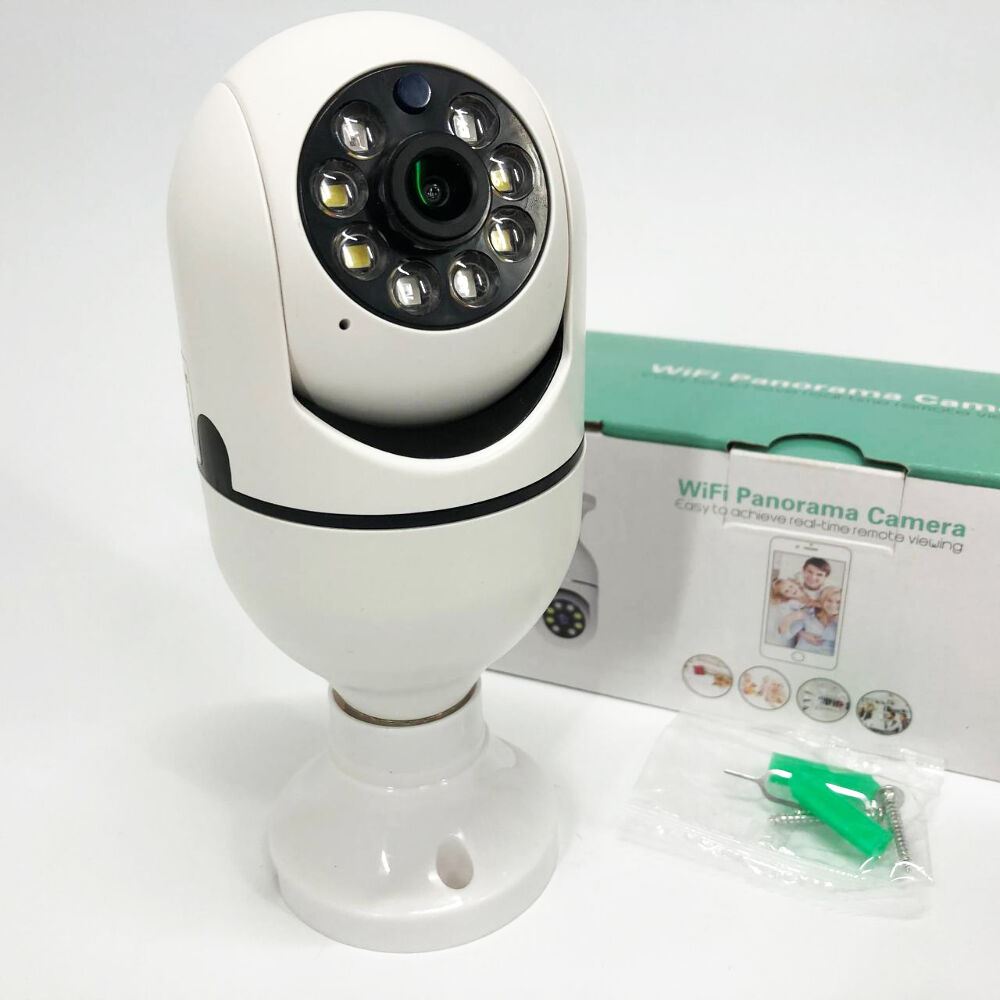 Камера відеоспостереження лампочка CAM L1 E27 WIFI IP 360/90 поворотна