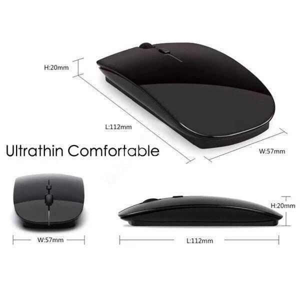 Бездротова комп'ютерна мишка Wireless Bluetooth Mouse G132. Колір: чорний