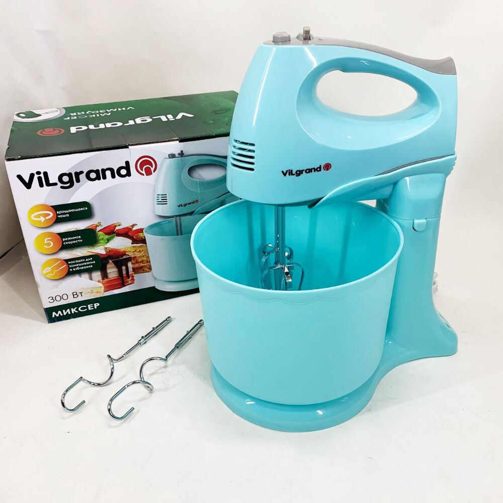 Міксер ViLgrand VHM3017B. Колір: блакитний
