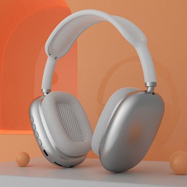Бездротові навушники Bluetooth P9 STEREO, Стерео навушники для телефонів. Колір: сірий
